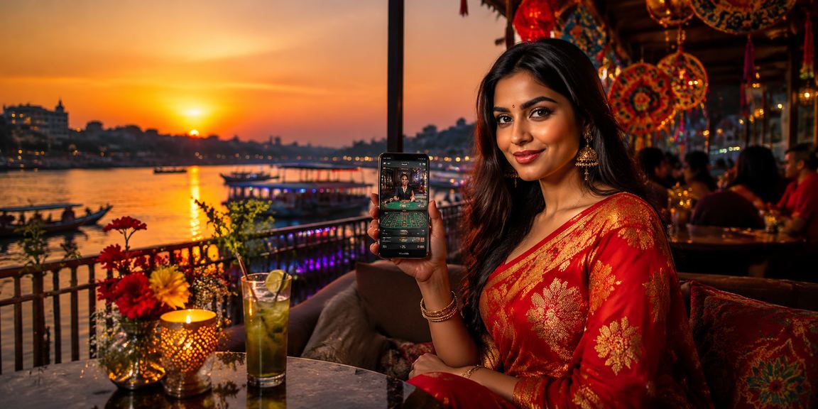 বগুড়ায় পহেলা বৈশাখে মোবাইলে লটারি অ্যাক্সেস করার দৃশ্য