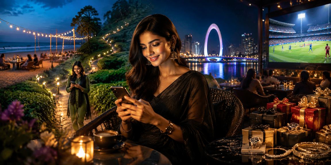 A user enjoying cricket betting near a tea garden in Dhaka